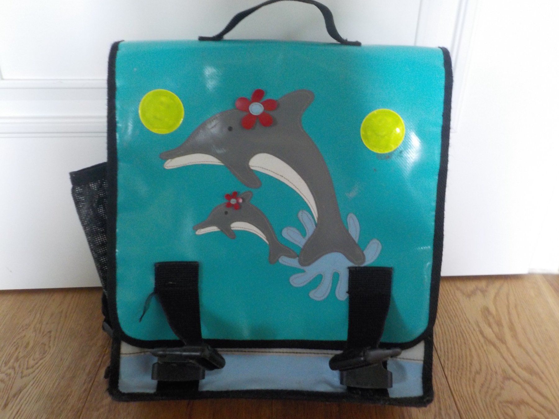 Borse & Zaini: Schulrucksack Delfinmuster Handgefertigt – Usato da Melchnau venduto da ste_znn9