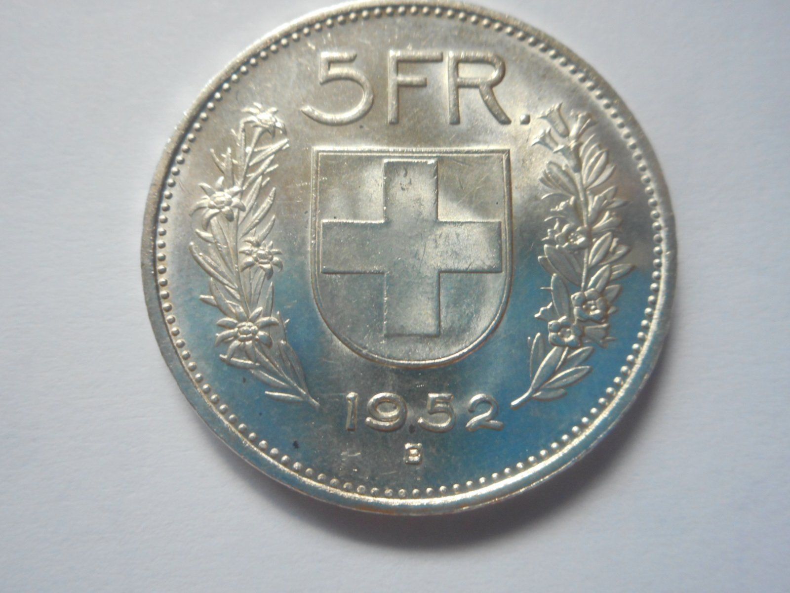 Tutti le monete: 5 Fr. 1952 silber  -unz – Nuovo (secondo la descrizione) da Kriegstetten venduto da pizlad2010