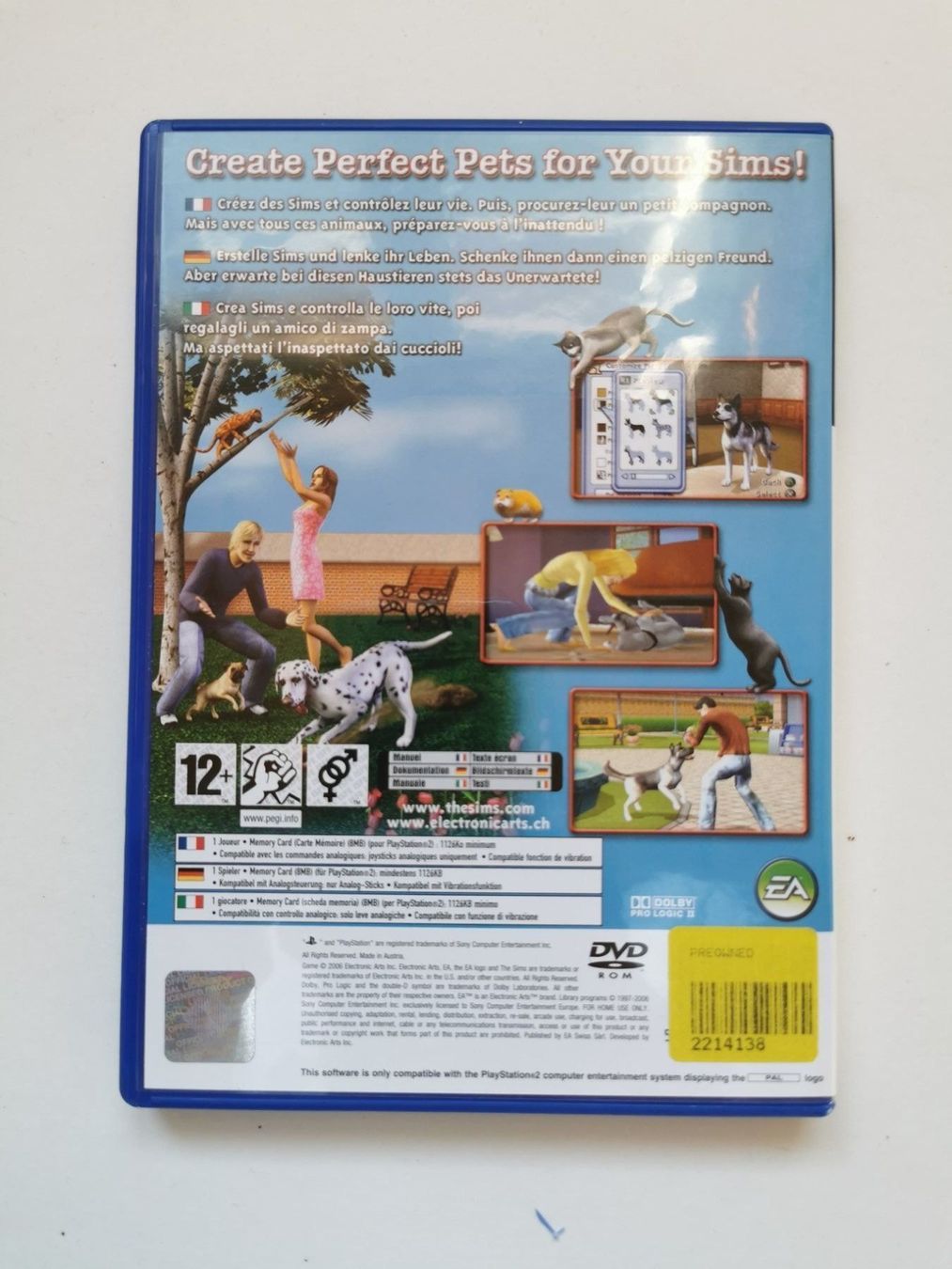 Sony Giochi: Ps 2 - Die Sims 2 Pets – Usato da Lenzburg venduto da eyworld 2