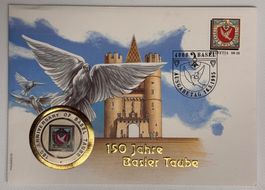 Numisbrief 150 Jahre Basler Taube