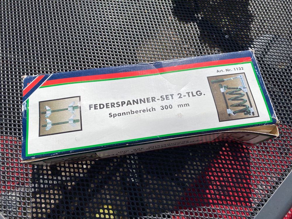 Kfz Federspanner 2tlg 380mm Federspanner Set Tieferlegung Universal Kfz Montagespanner