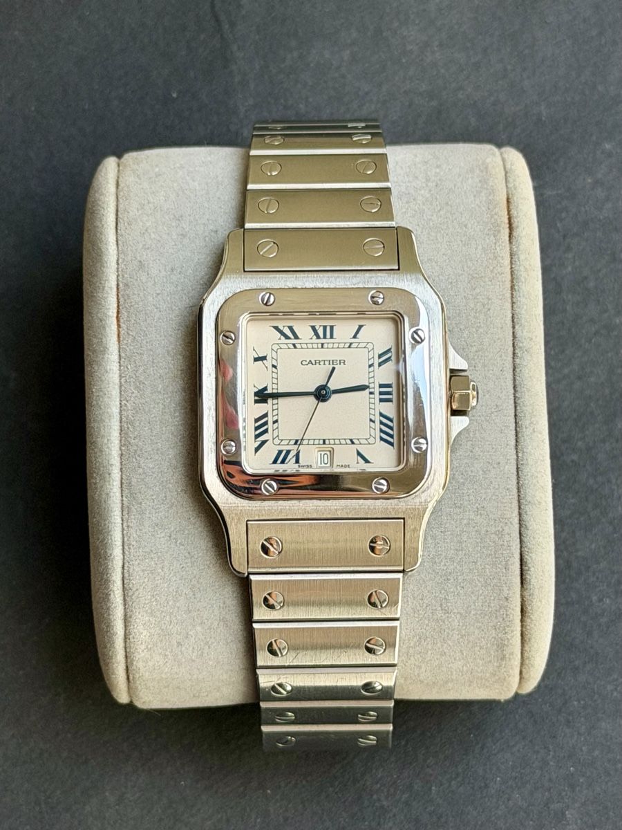 Cartier Orologi: Cartier Santos Galbée Quarz Fullset – Usato da Winterthur venduto da YSCHU 1