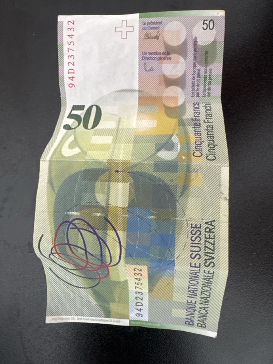 Banconote: Schweizer 50-Franken-Note Sophie Tauber-ARP – Usato da Wohlenschwil venduto da koe_fhd9 1