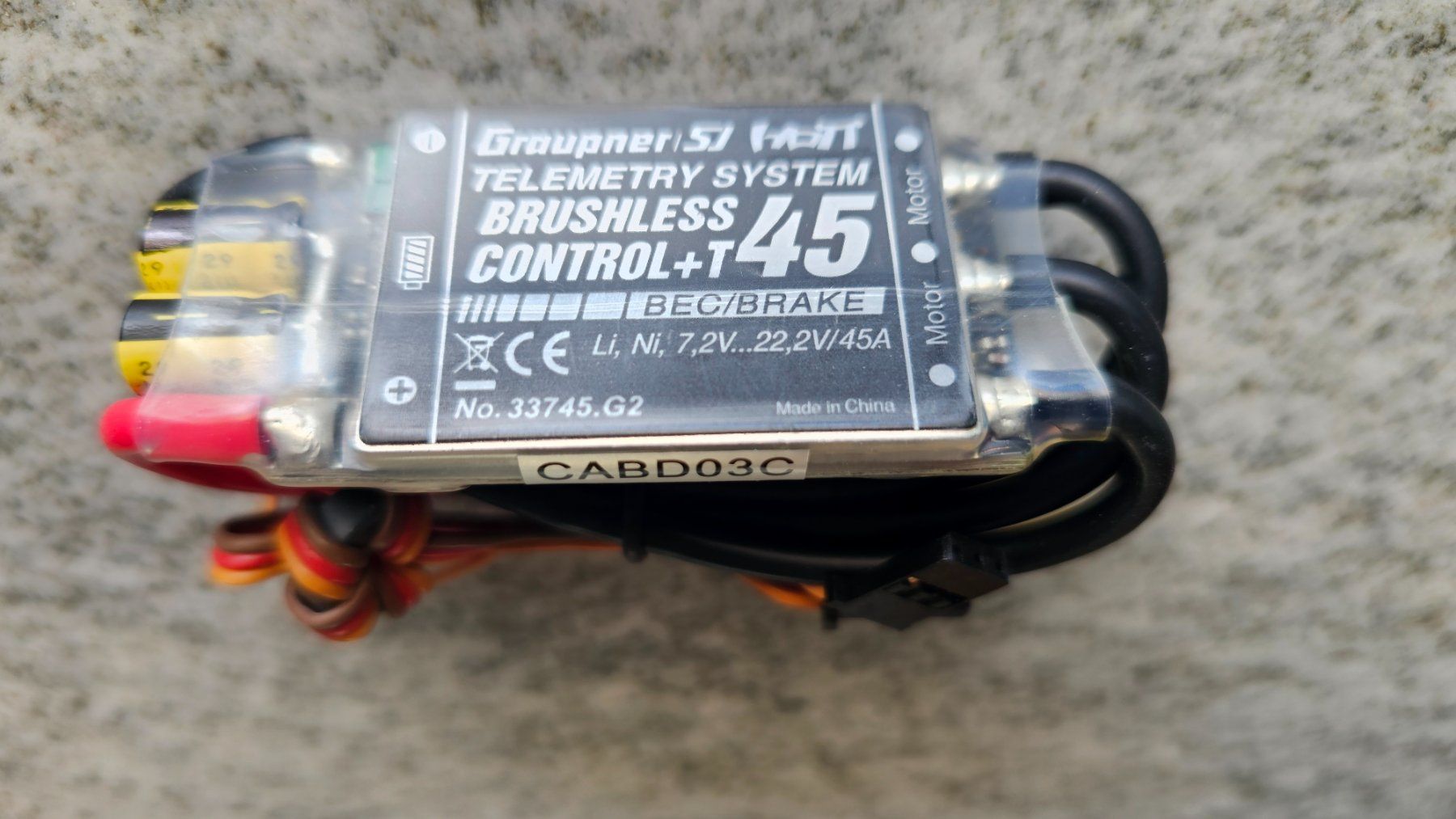 Modellismo RC: Graupner Regler BRUSHLESS CONTROL + T 45 G2 – Nuovo e nell'imballaggio originale da Meilen venduto da tribute44 2