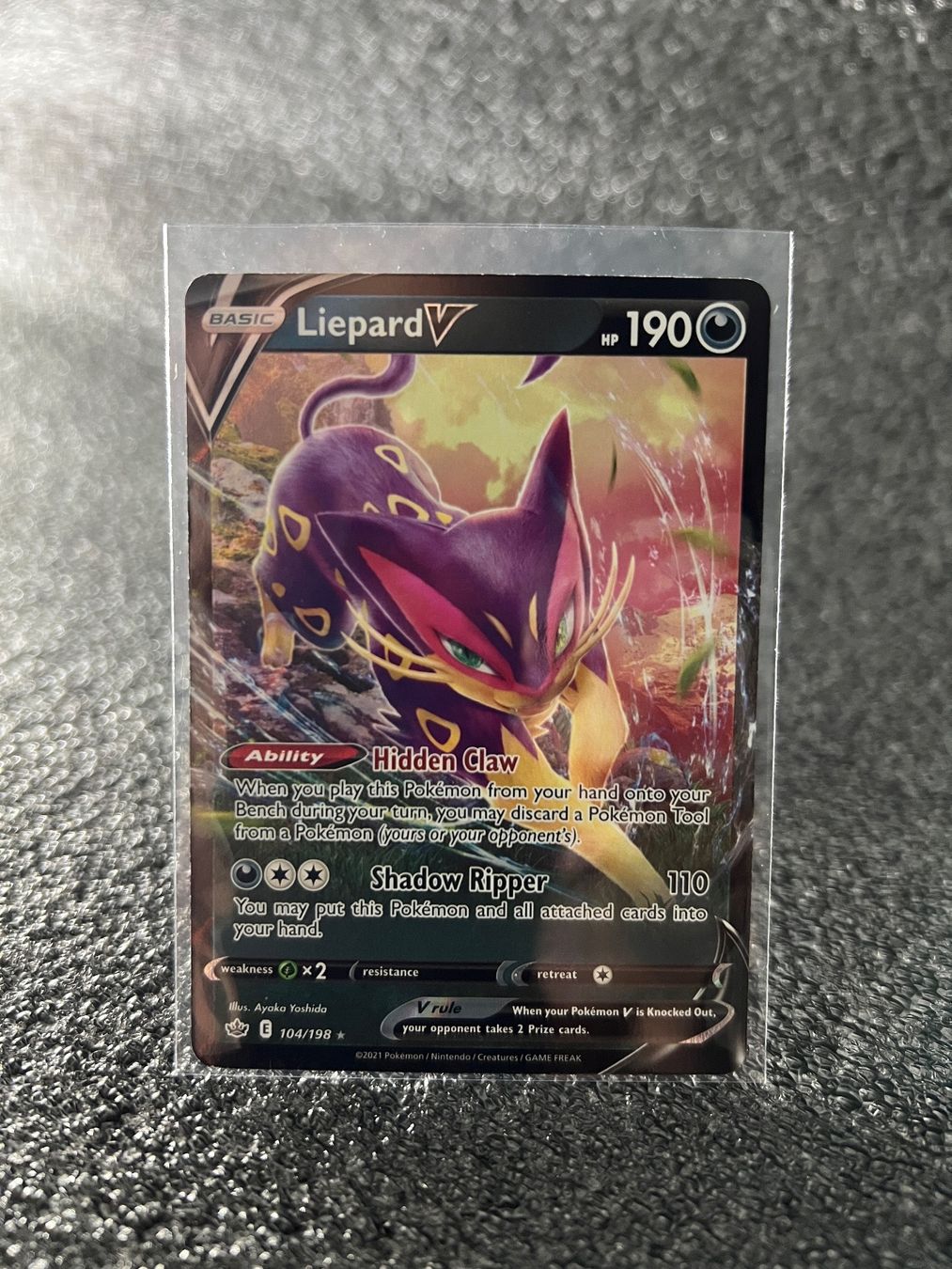 Pokémon Sammelbilder & Trading cards: Pokémon Scarlet & Violet - Liepard V 104/198 – Neu (gemäss Beschreibung) aus Birmensdorf ZH von Swiss-_-Collector