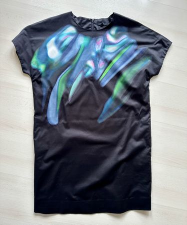 Robe COS noire, Imprimé Abstrait, Taille 42, Neuve!