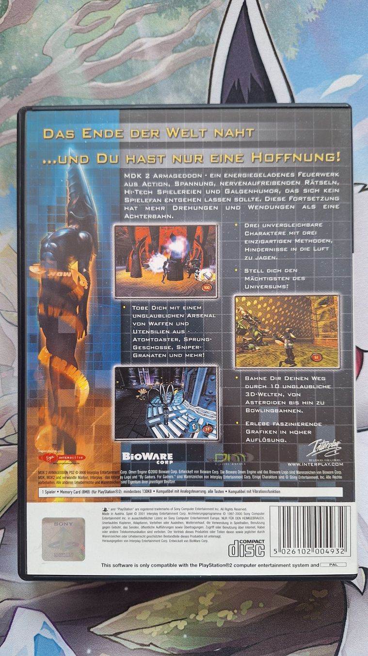 Giochi: MDK 2 - Armageddon - PS2 - KEINE ! KRATZER – Usato da Altstätten SG venduto da GGsGameshop 1