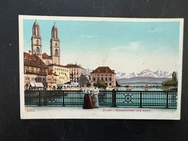 AK   1900 Zürich Grossmünster uralt ungebraucht  (G973)