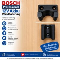 Wandhalter für Bosch Professional 12V Akku