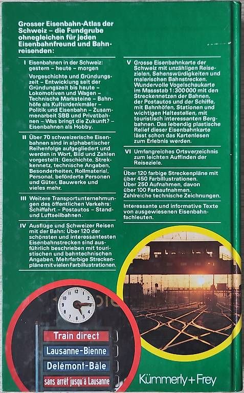 Libri: Grosser Eisenbahn Atlas Schweiz – Usato da Gerzensee venduto da Martin_99 1