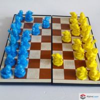 Pokemon Magnetic Chess Pieces 3D Printed Set