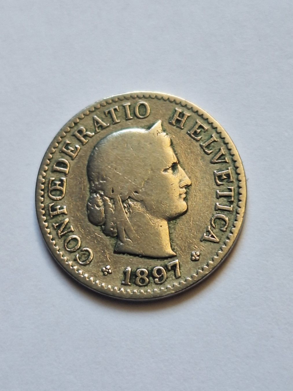 Tutti le monete: 5cts 1897  /  RARE 500k – Usato da Couvet venduto da zeze03
