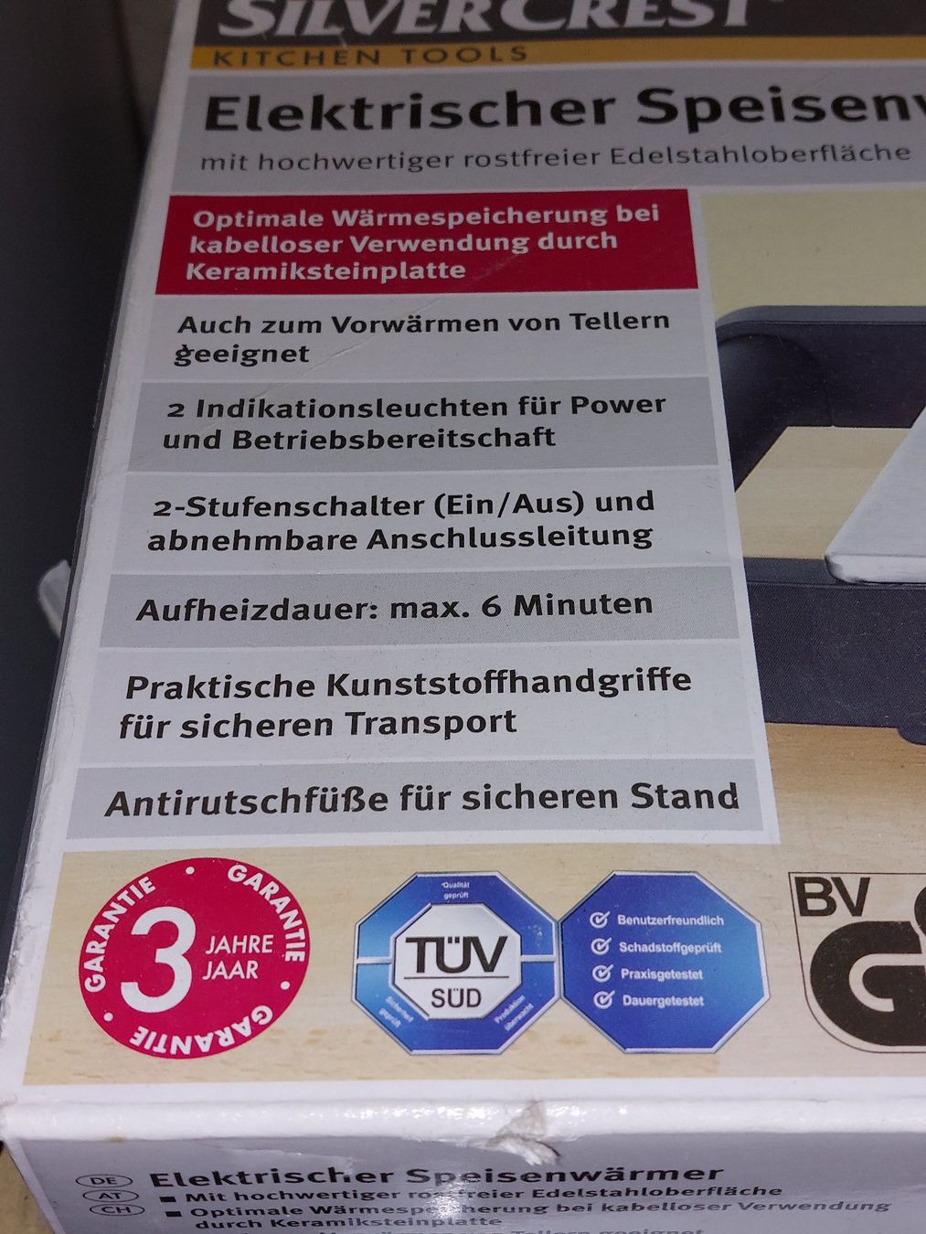 Elettrodomestici da cucina: Hochwertiger Speisewärmer elektrisch – Nuovo e nell'imballaggio originale da Kloten venduto da Romy45 4