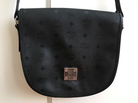 Hochwertige Original-MCM Umhängetasche schwarz