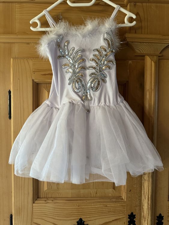 OTMYIGO Ballettkleid Mädchen - Tutu Kleid Für Schwanensee, Bühnenkostüm (Größe 120 Cm)