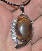 Halskette 999 – Tigerauge Oval