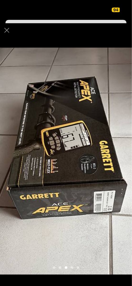 Tutte le macchine: Metalldetektor Garrett Ace Apex – Nuovo e nell'imballaggio originale da Bolken venduto da Romeo80 2