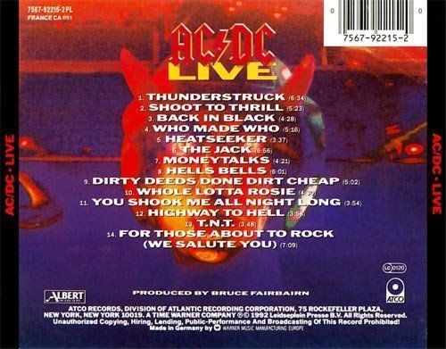 CD: AC/DC – Live – Usato da Brittnau venduto da Zibu 1
