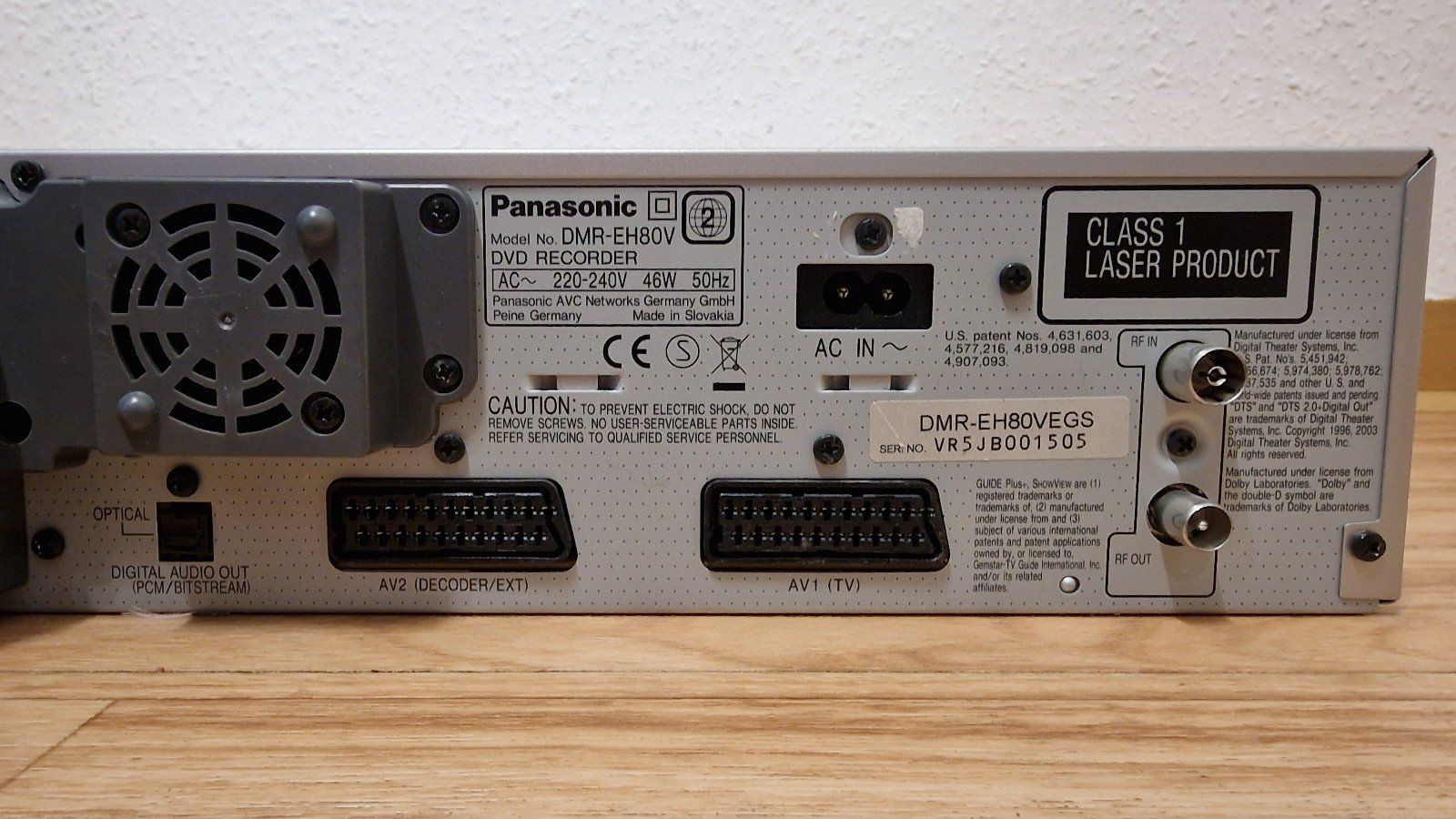 Panasonic Aufnahmegeräte: PANASONIC VCR /DVD/HDD REKORDER dmr e80 revidiert – Gebraucht aus Bettlach von bet_zy9k 8