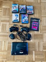 Sega Mega Drive 1 (16-Bit) + 5 Spiele