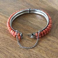 Sardegna Korallen Armband Jugendstil um 1900