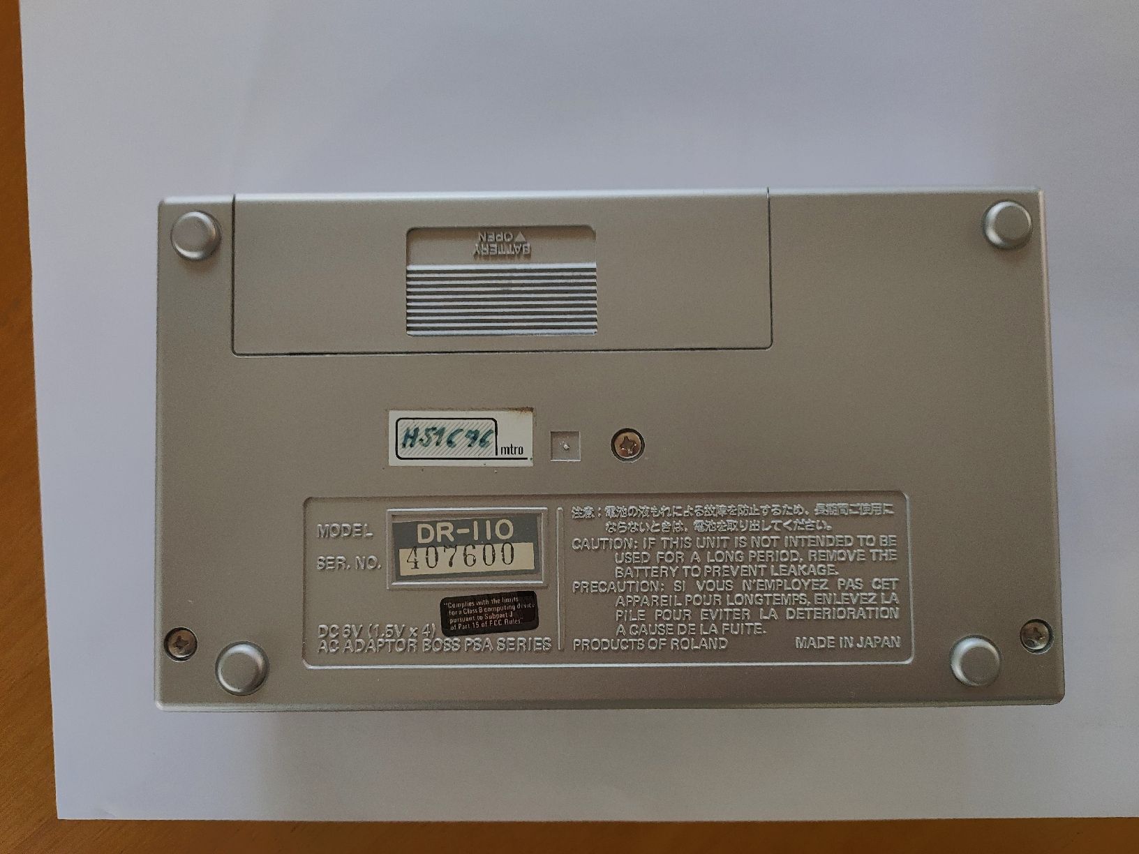 Boss Strumenti musicali: Drum machine, Boss,  Dr.Rhytm DR-110 – Usato da Aesch BL venduto da markuspius 1