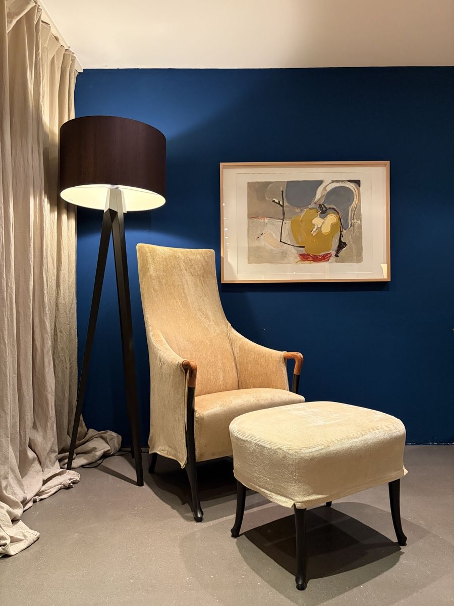 Giorgetti Poltrone: Giorgetti Sessel mit Ottoman – Usato da Zürich venduto da ARTino