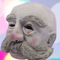 Fasnachtsmasken Larven Grinden Künstlermaske, graits Versand