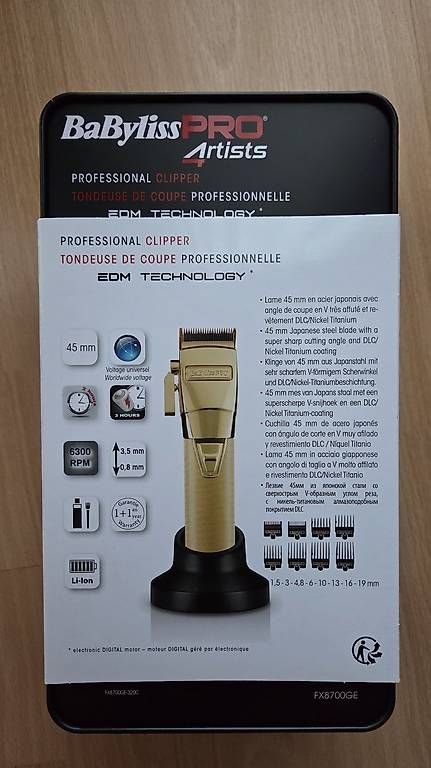 Rasoi & Lamette da barba: BaBylissPRO Artists GOLDFX Clipper – Nuovo e nell'imballaggio originale da Othmarsingen venduto da tim_c7cn 1