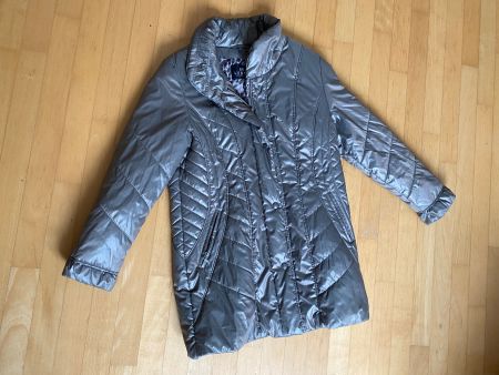 Steppjacke Barbara Lebek grau guter Zustand