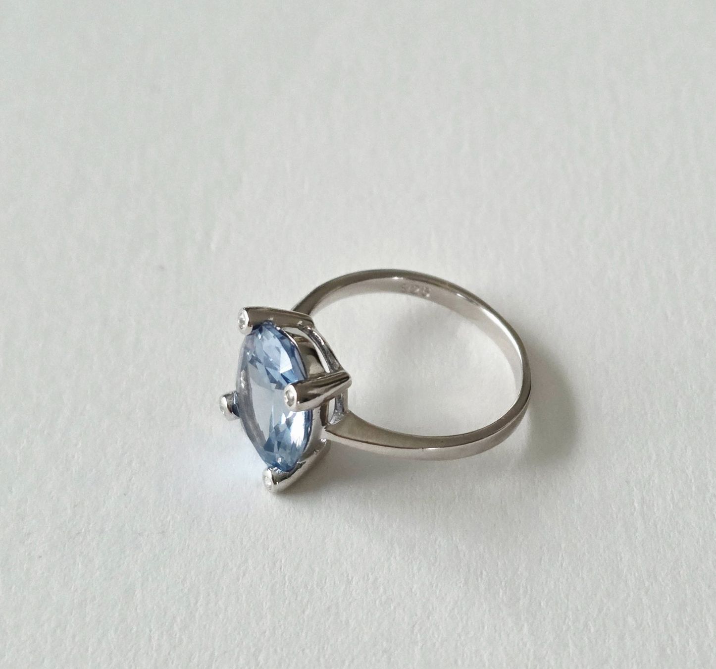 Ringe: Eleganter Silber 925 Aquamarin Ring - Neu – Neu und originalverpackt aus Uetikon am See von Coralreef 5
