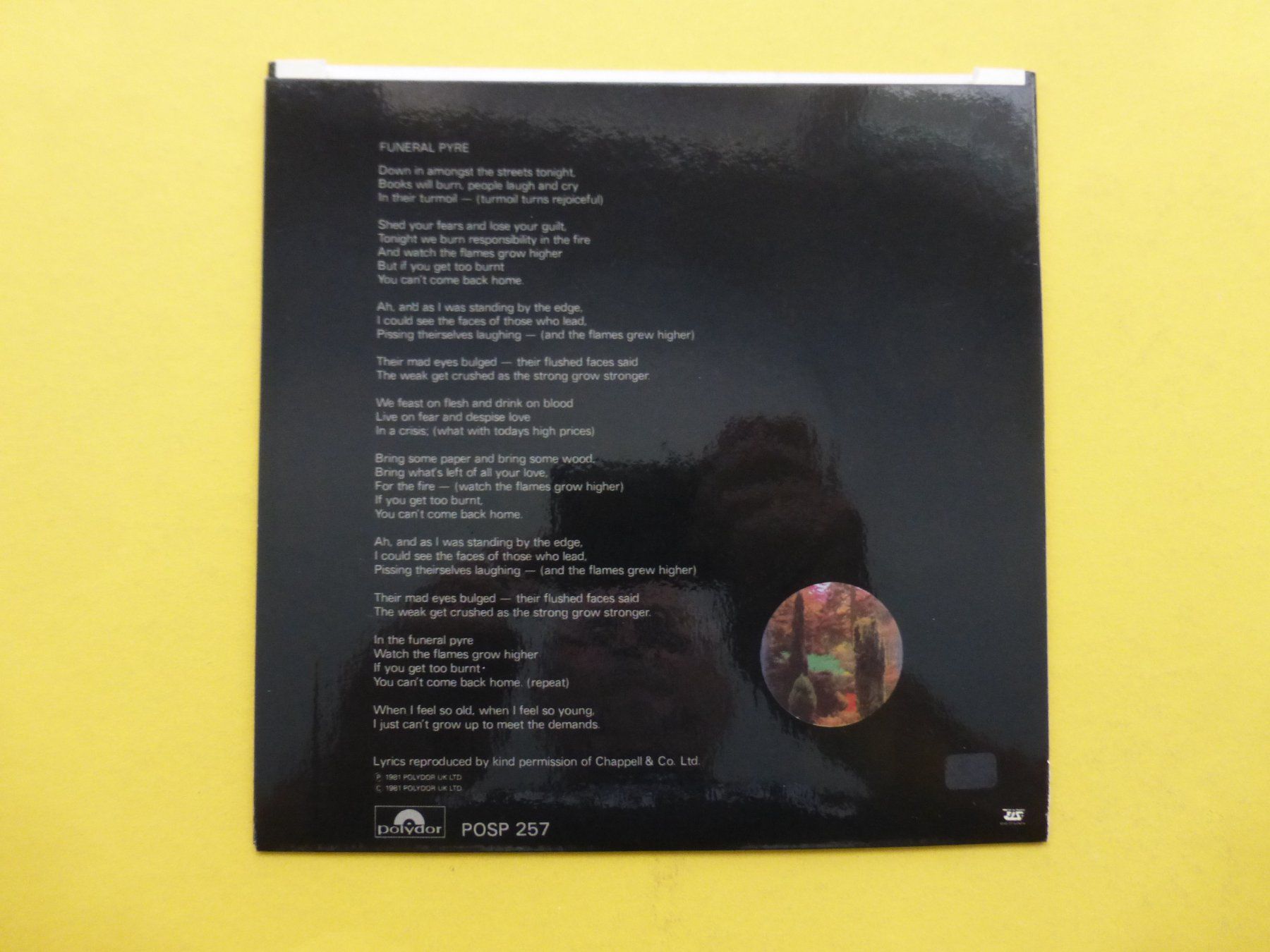 Vinyles: The Jam – Funeral Pyre – D'occasion à Zürich par Swiss57 1
