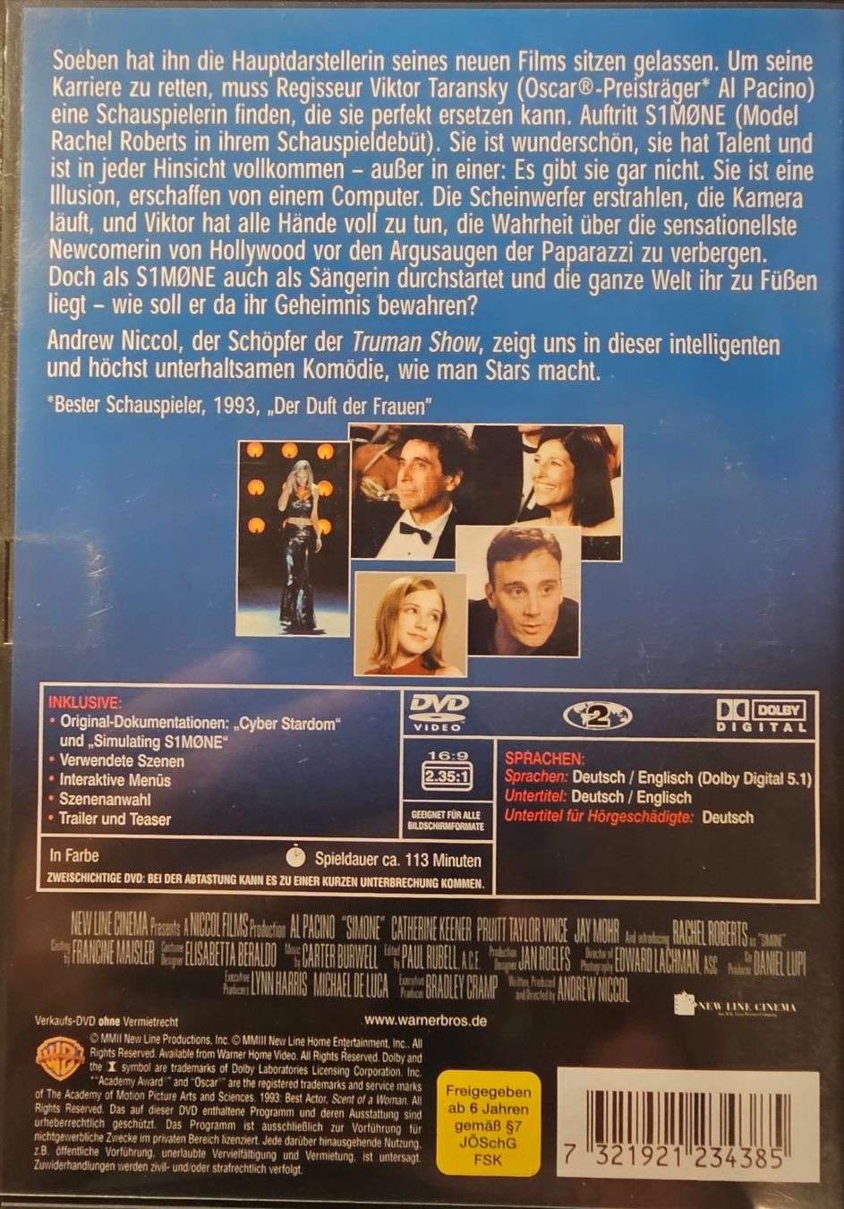 Tous les DVDs: Simone – D'occasion à Wahlen b. Laufen par Cg10 1