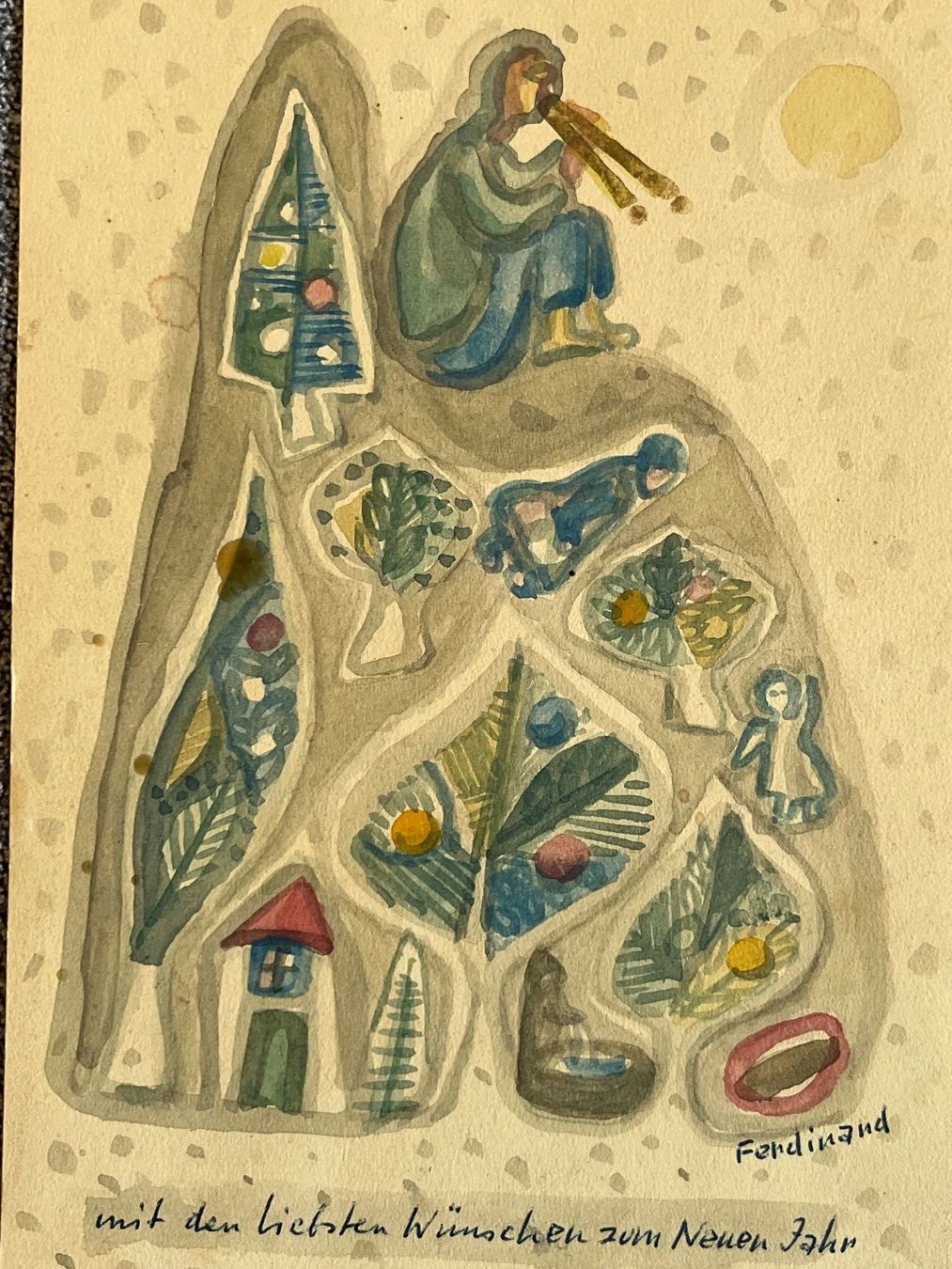 Dipinti: Edwin Ferdinand Grosshardt (schweizerisch, 1901-1960) – Usato da Basel venduto da Kaffee_und_Kunst 1