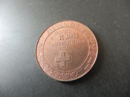 Medaille Schweiz - 25 Jahre Schweizerflagge zur See 1966