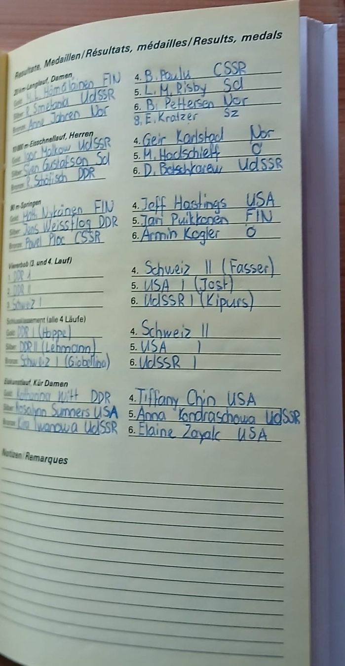 Libri: Offizieller Schweizer Olympiaführer Sarajevo 1984 – Usato da Krauchthal venduto da mago371 2