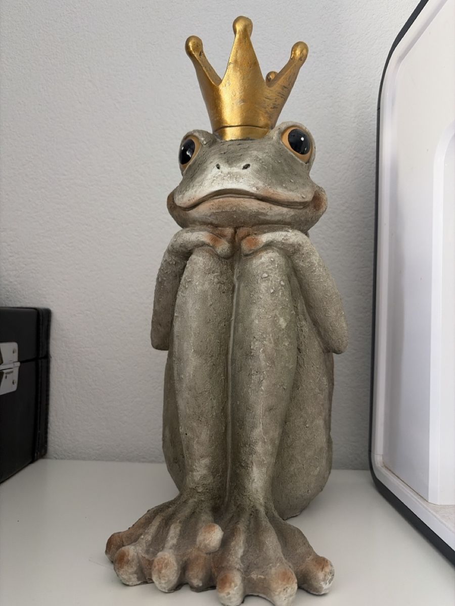 Statuette: Frosch mit Krone  – Nuovo (secondo la descrizione) da Maienfeld venduto da saoma123