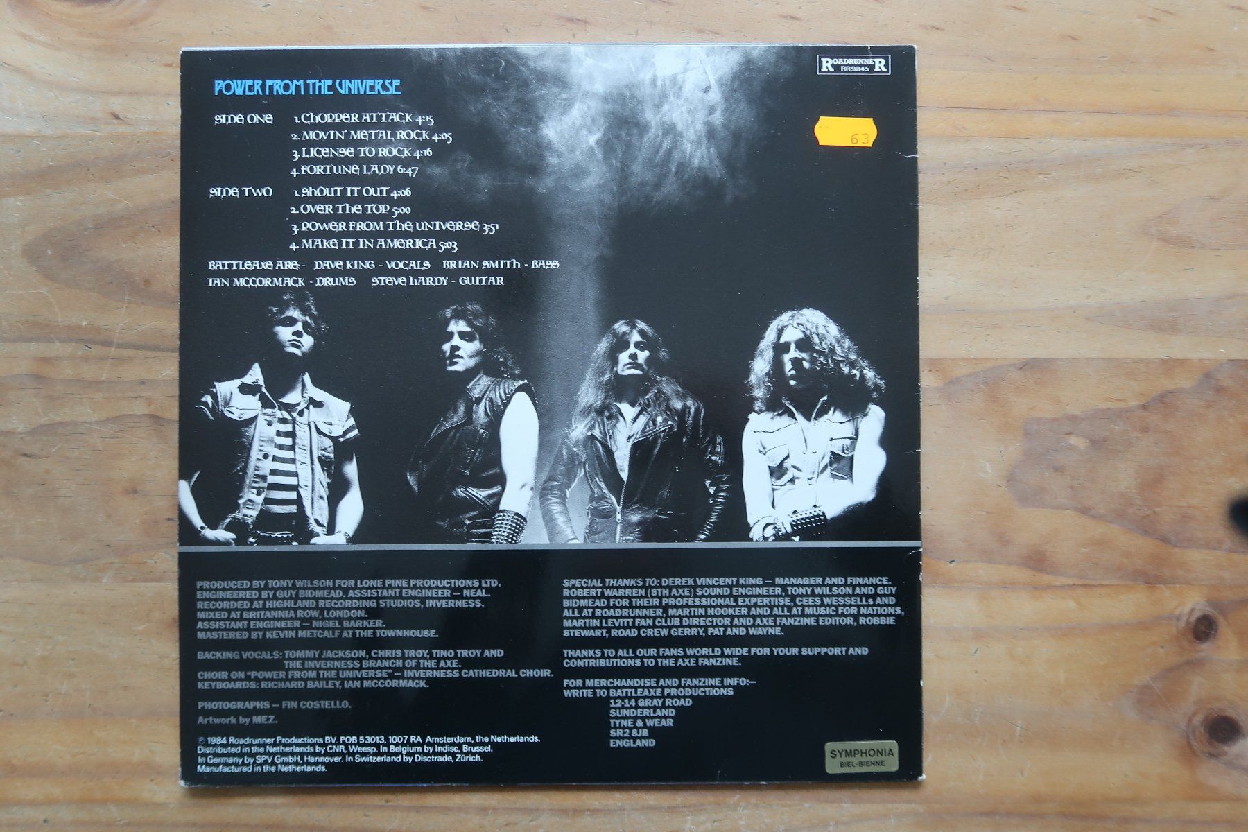 Dischi in vinile: BATTLEAXE - POWER FROM THE UNIVERSE  - VINYL LP – Usato da Basel venduto da Patiscat 1