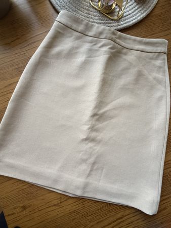 Hallhuber Beige Mini Rock