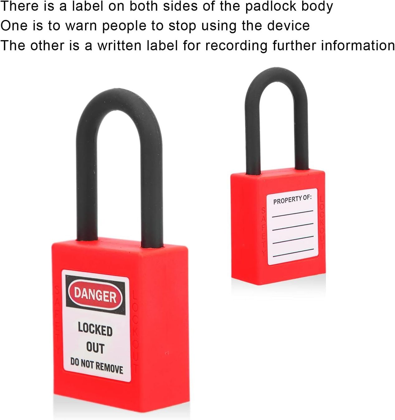 Schlösser: Lockout Tagout Schloss 10er Set Rot 38mm – Neu und originalverpackt aus Suhr von SchnapperCH 5