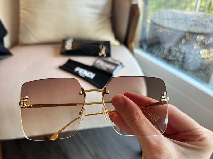 Fendi Occhiali & Lenti: Fendi sunglasses gold/brown, new, with case – Nuovo (secondo la descrizione) da Thonex venduto da Lux_brands01 1
