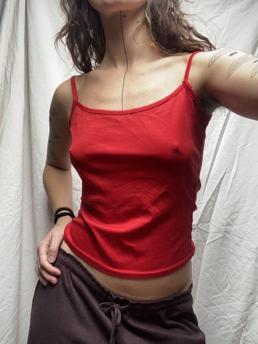 Tops: Rotes Trägertop – Gebraucht aus Rehetobel von Norea69 2