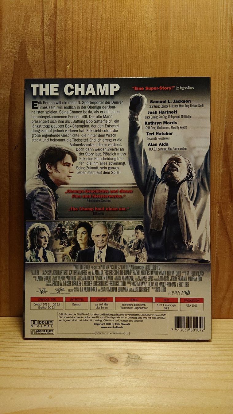 Tutti i DVDs: THE CHAMP DVD mit Josh Hartnett – Usato da Wilderswil venduto da Exebub 1