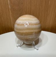 Wunderschöner Aragonit Mineralien Stein mit Ständer