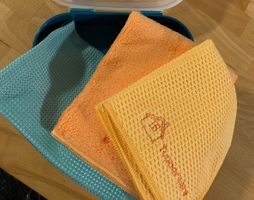 Panni in microfibra Tupperware, set di 3, nuovi!