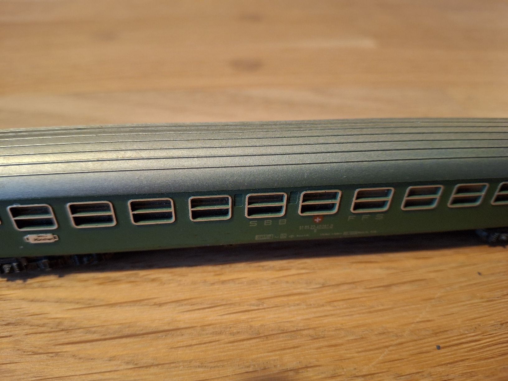 Modellini di ferrovie: Vier Modelleisenbahnwagen – Usato da Olten venduto da joeseph88 4