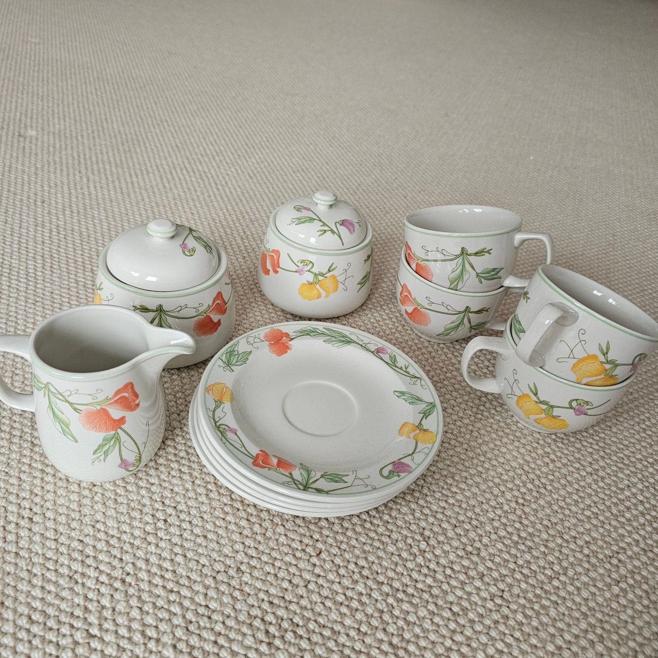 Set di piatti: Teeservice von Adams – Usato da Bühler venduto da Labrador92 1