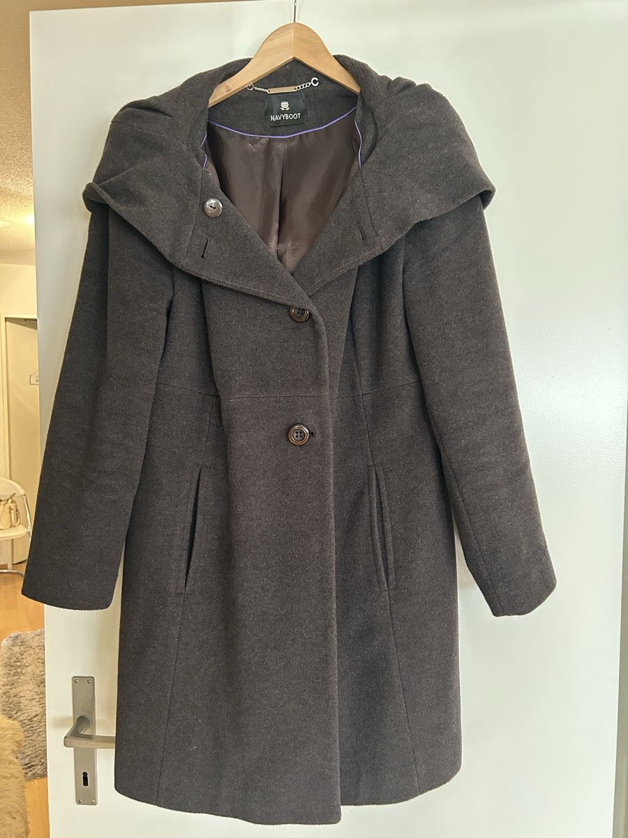 Navyboot Cappotti: Navyboot Wollmantel Grösse 42 mit Kaschmir warm & chic – Usato da Zürich venduto da viv75