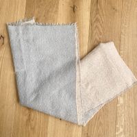 Flauschiger Winter Schal, hellblau/beige, Top Zustand!