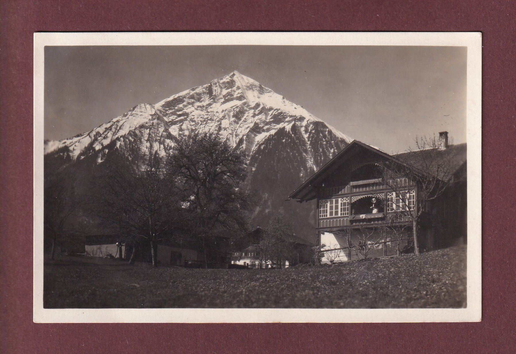 Cartoline postali: HONDRICH - Ferienheim Freyberg - 1929 – Usato da Pully venduto da nicecards